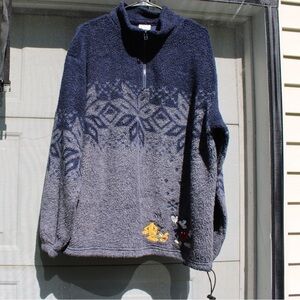 The Disney Store Medium Pull Over Fleece